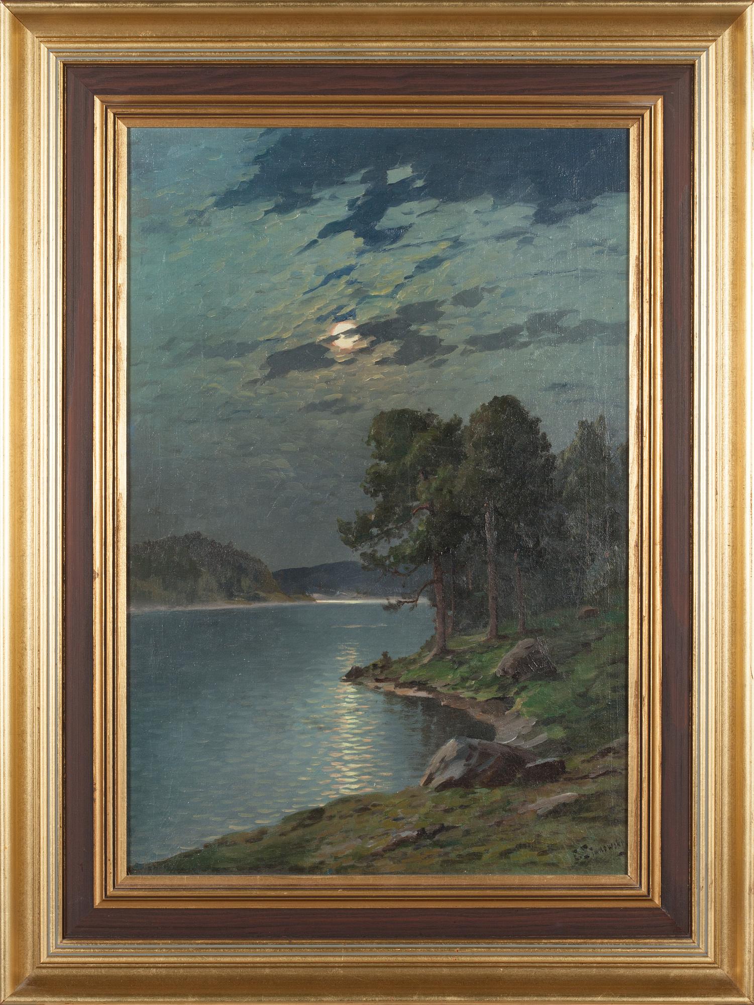 Eugen Stanowsky, oil on canvas, signed.