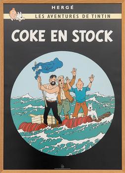 Hergé, 24 offset prints "Tintin".