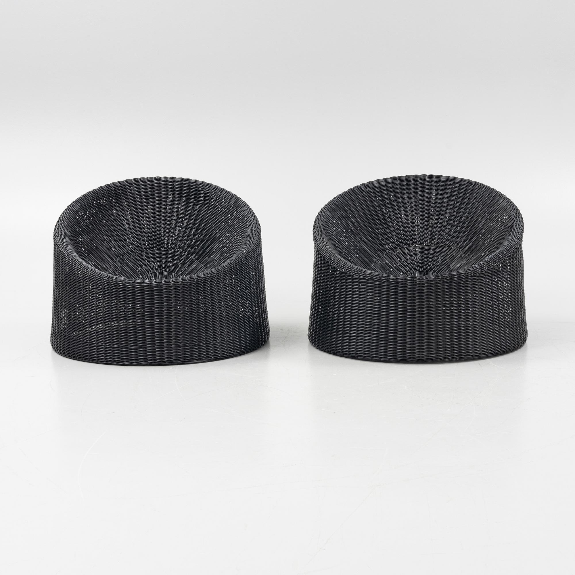 Eero Aarnio, fåtöljer ett par, "Elephant Boot", formgiven 1961.