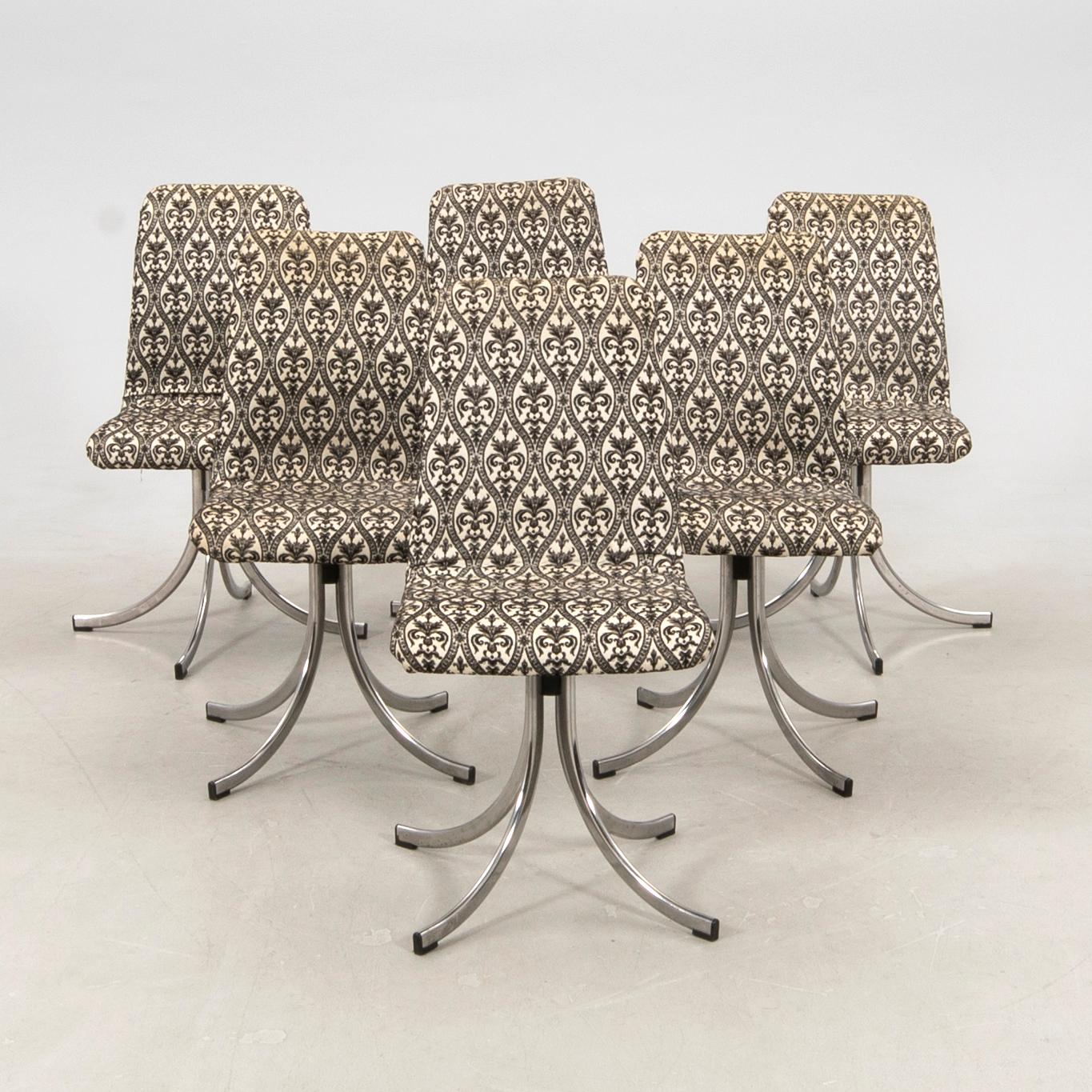 Chairs, 6 pieces, late 20th century.