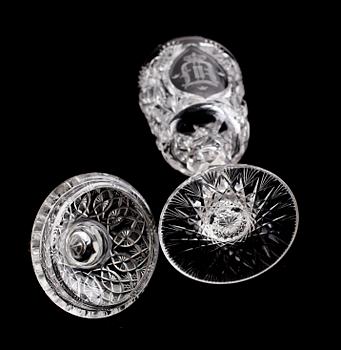 LOCKPOKAL, glas, sekelskiftet 1900.