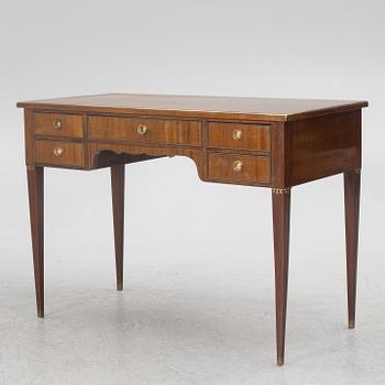 A Gustavian style desk, mid-20th century.