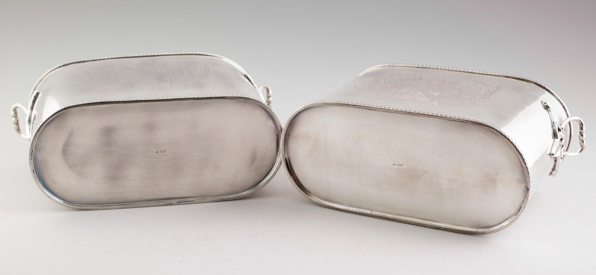 VINKYLARE, 1 par, nysilver, 1900-/2000-tal.