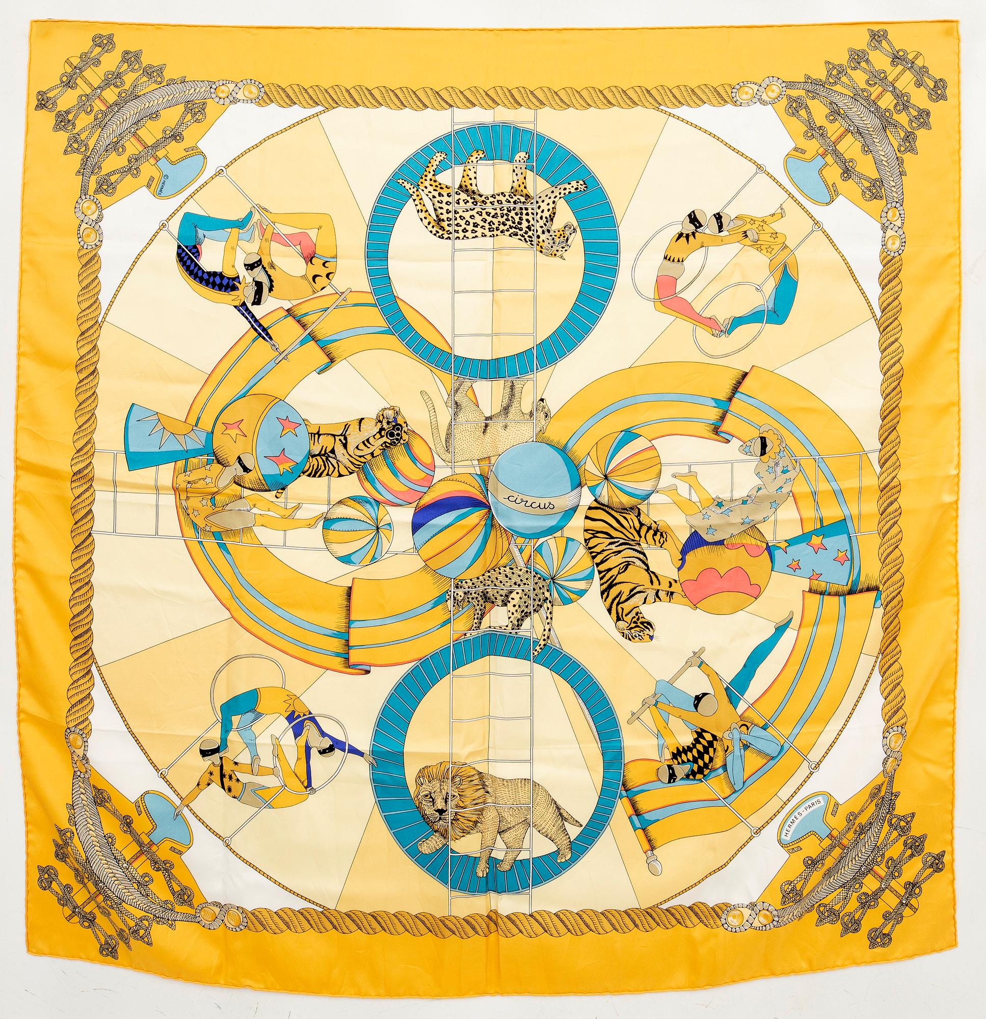 Hermès, scarf, "Circus".
