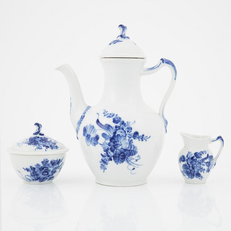 A xx-piece porcelain service, 'Blur flower', Royal Copenhagen, Denmark.