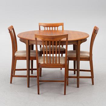 Svante Skogh, matgrupp, 5 delar, "Vindö", Balders snickeri, Vaggeryd, 1900-talets andra hälft.