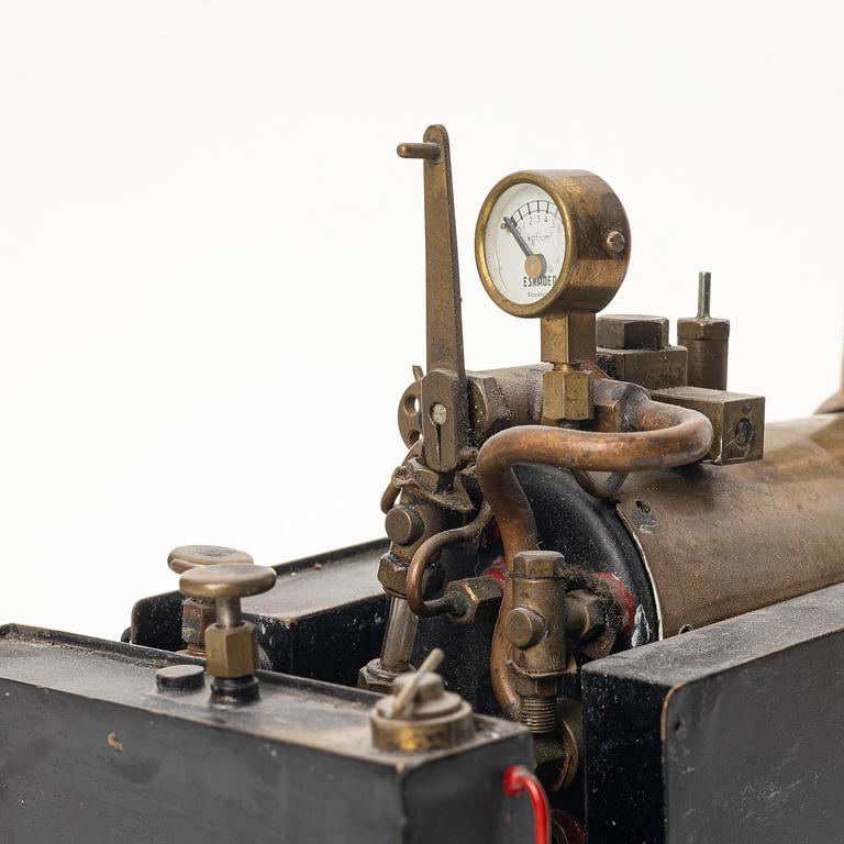 Steam locomotive. "Gotland". Live steam. Drawings by Jan Gunnarsson.