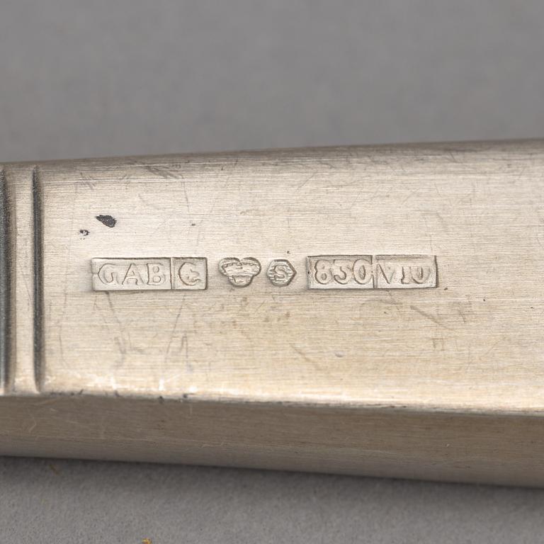Jacob Ängman, a silver cutlery, 'Rosenholm', GAB (24 pieces).