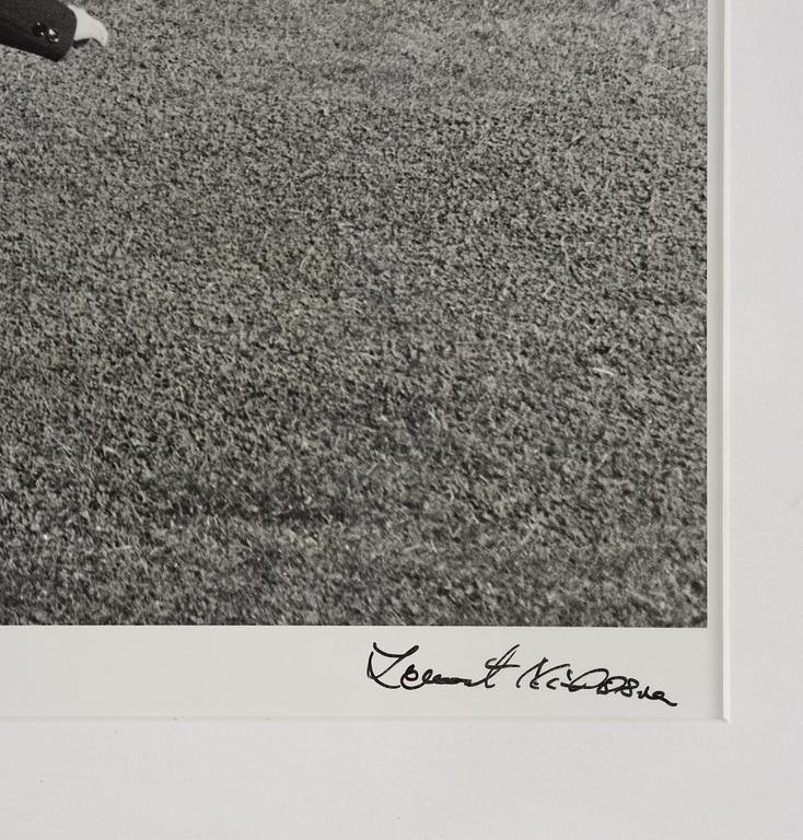 Lennart Nilsson, "Gustav VI Adolf och Kronprins Carl Gustaf, Orangeriet Ulriksdal, 1950".