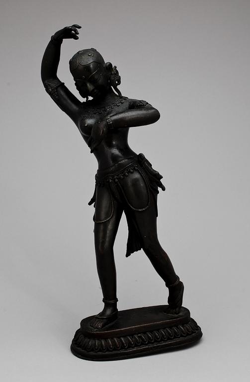 STATYETT, brons, Asien, 1800/1900-tal.