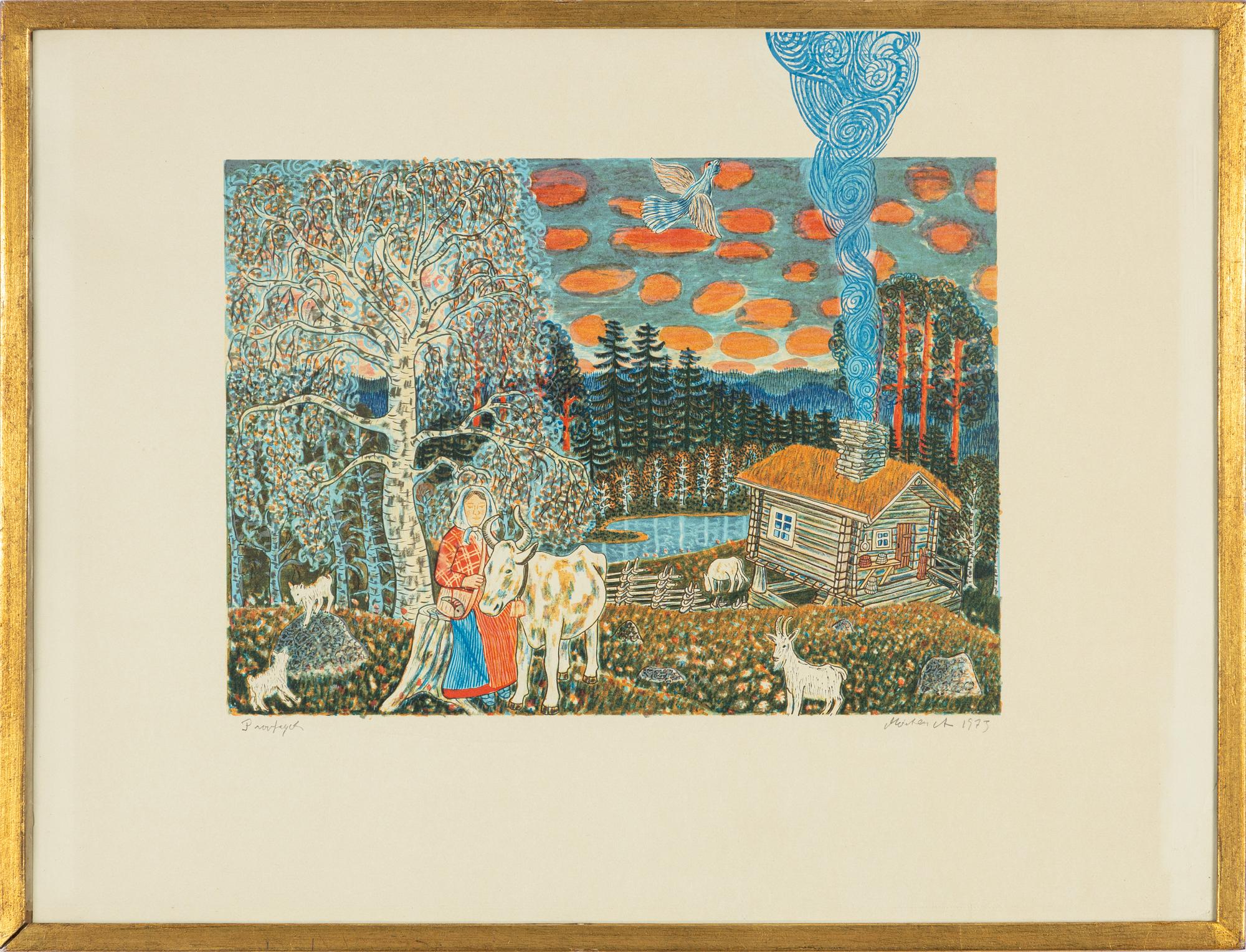 Mårten Andersson, "Gumma med ko".