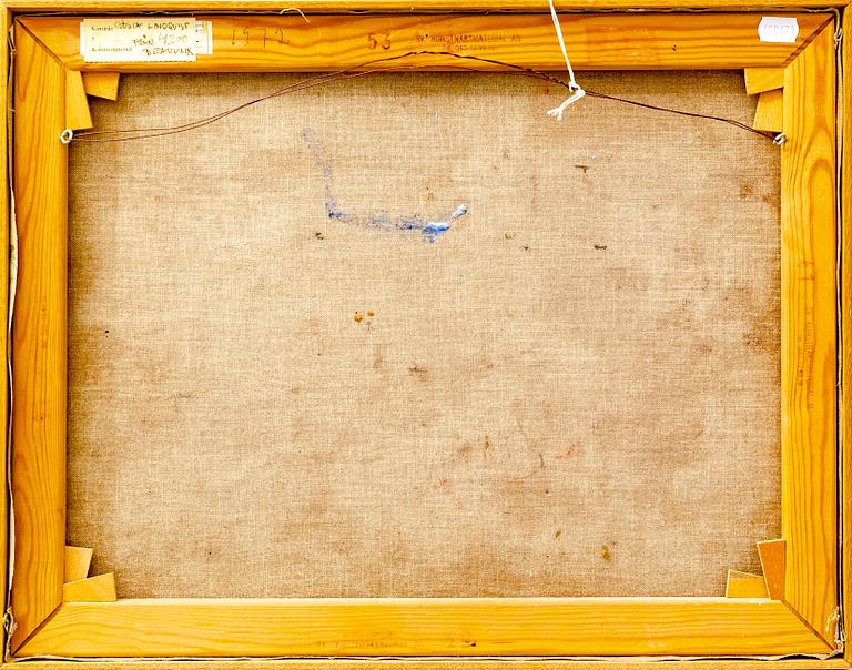 Gösta Lindqvist, oil on canvas signed.