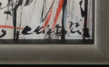 REINO HIETANEN, oil and mixed media, signed and dated -77.