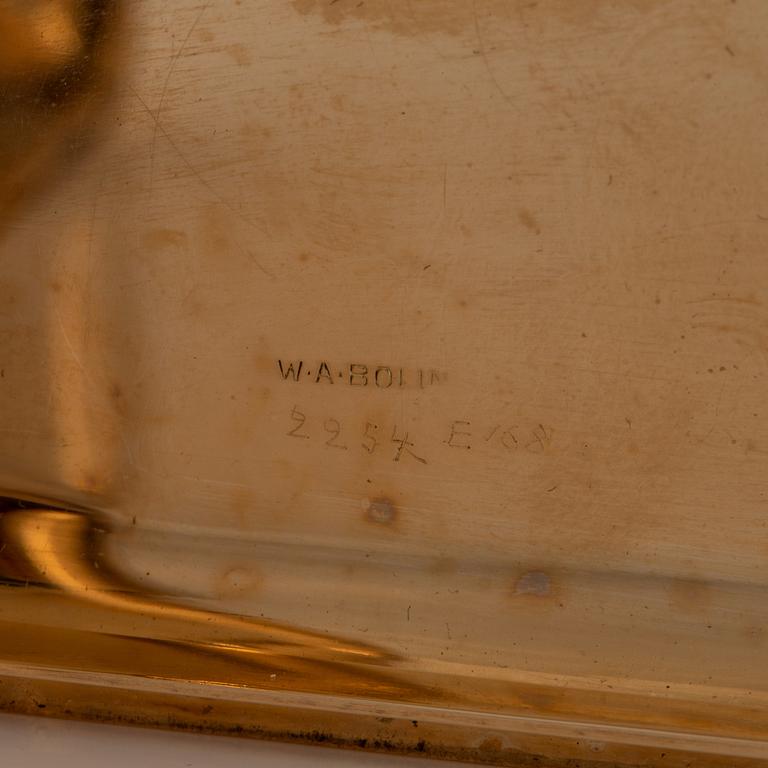 WA Bolin cigarettetui 14K guld med åttkantslipade diamanter.