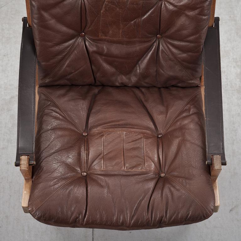 FÅTÖLJ, Elsa och Nordahl Solheim för Rybo Norge. 1970-tal.