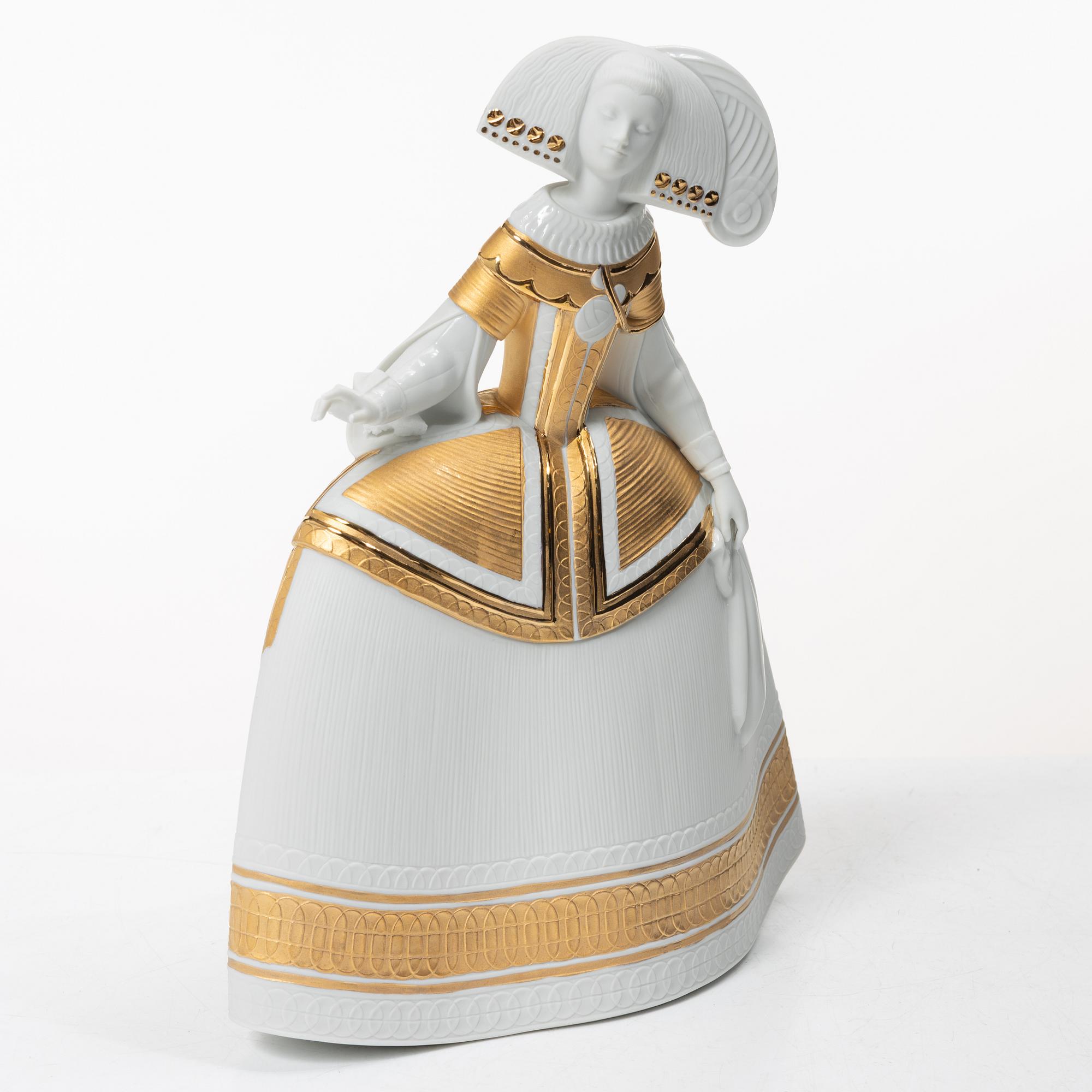 Marco Antonio Noguerón, porcelain figurine, “Utopia Menina”, model 8252, Lladró, Spain.
