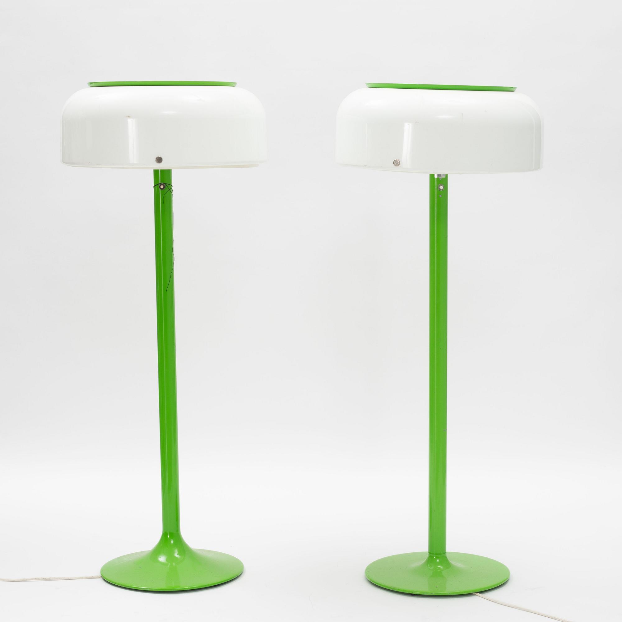 Anders Pehrson, floor lamps, a pair, "Knubblingen", Ateljé Lyktan, Åhus.