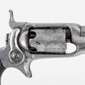 A cased Colt 1855 Sidehammer 'Root', No 11808 manufactured 1856.