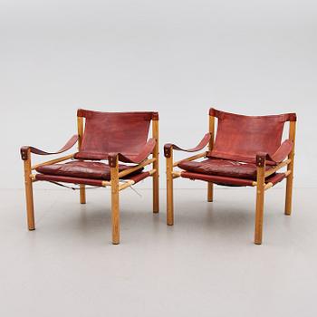 FÅTÖLJER, ett par, "Sirocco", Arne Norell, Norell Möbler AB.