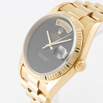 Rolex, Day-Date, "Swiss Only Onyx Dial", ca 1995.