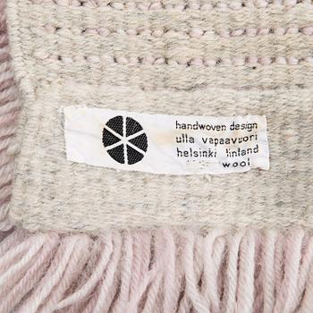 Ulla Vapaavuori, matta, rya, Finland, 170 x 135 cm.