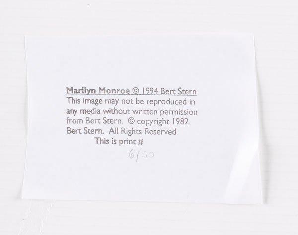 Bert Stern, "Marilyn Monroe".