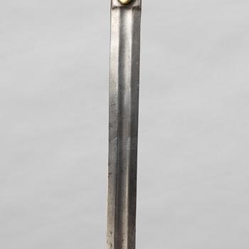 Sabel, svensk, m/1889 för artilleriet, med balja.