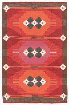 Ingegerd Silow, Rug, “Örbyhus” rölakan, approx. 243 x 156 cm, signed IS.