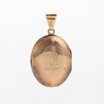 Medaljonki, 18K kultaa, Tampere 1923.