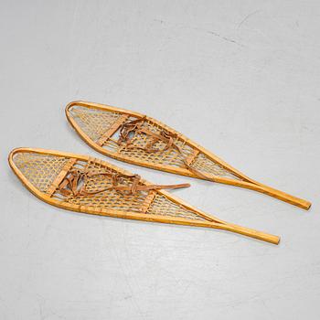 A pair of snow shoes, early 1900's.