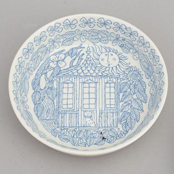 Stig Lindberg, A 32 pcs 'Boro' dinner and tea service, Gustavsberg.