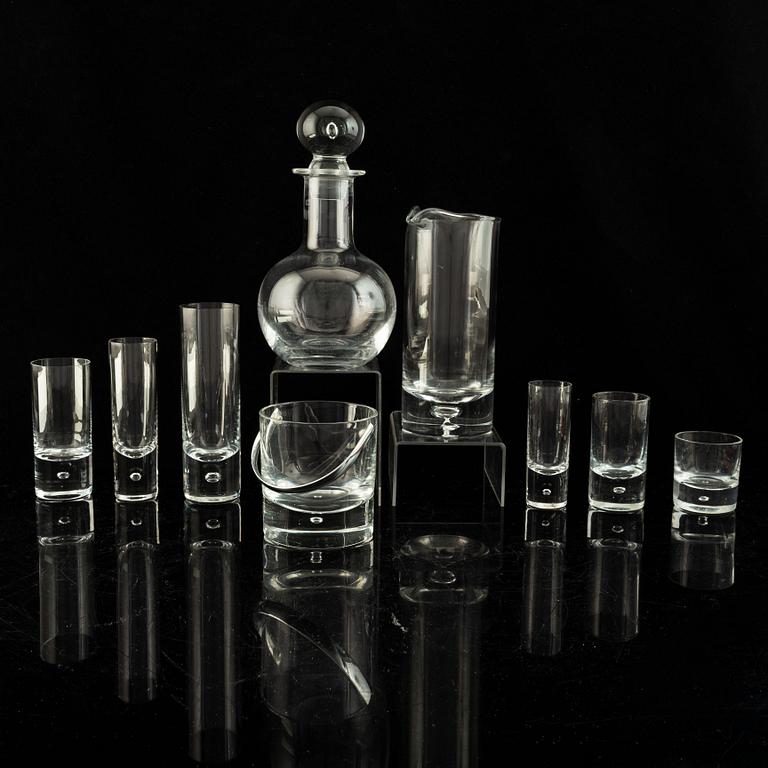 68 'Pippi' glasses, Walter Hickman, Kosta.