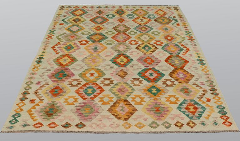 A rug, Kilim, ca 254 x 185 cm.