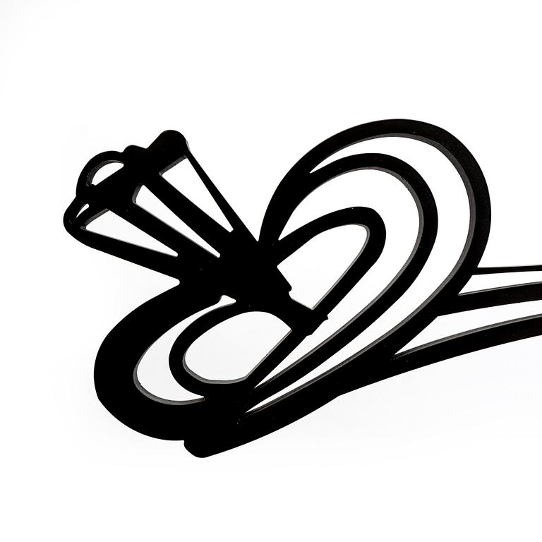 Carl Fredrik Reuterswärd, sculpture painted iron, signed 05, 2/4.