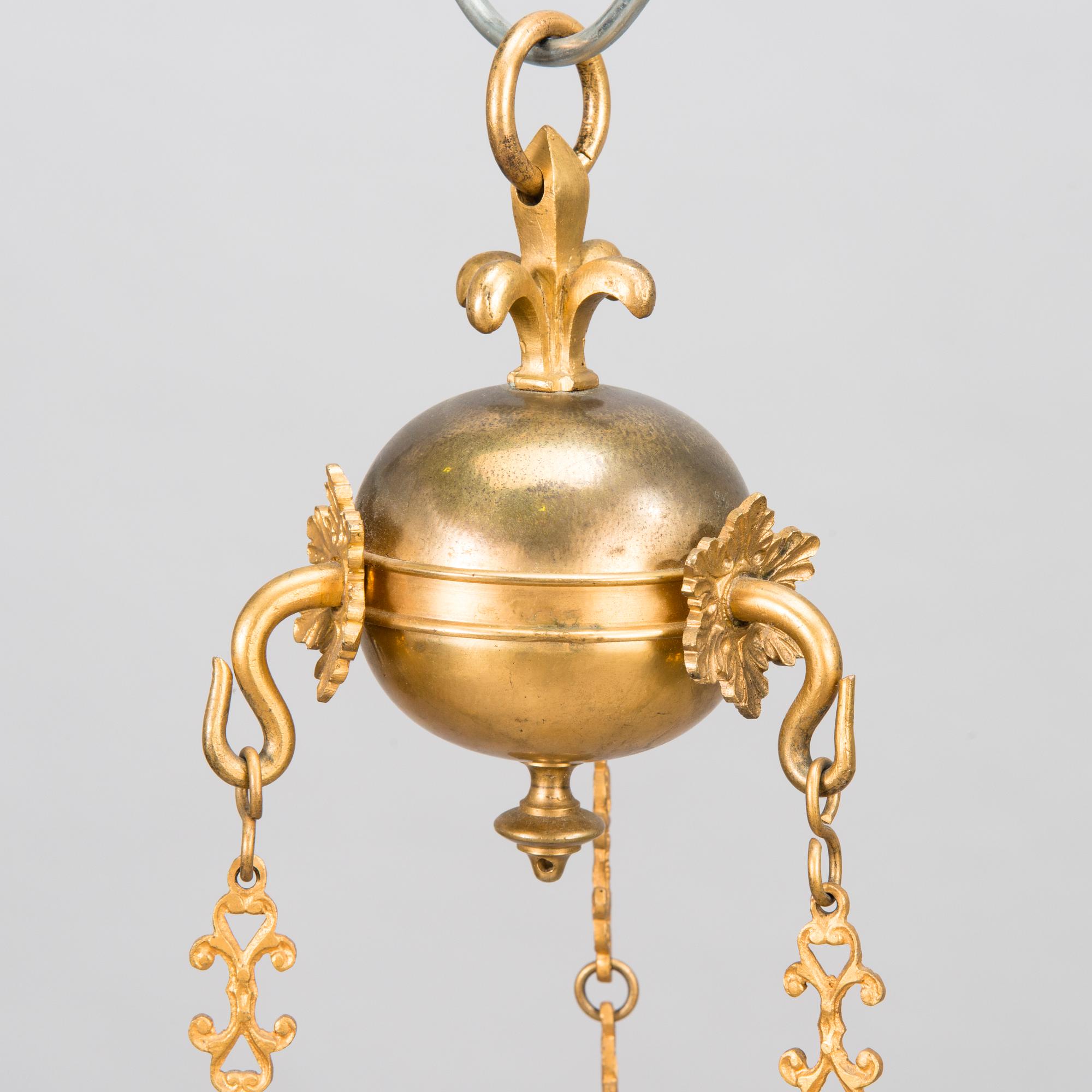 AMPEL, mässing, 1800-tal.