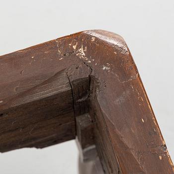 A Swedish rococo tea table with an associated top, 18th and 20th century.