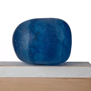 Bertil Vallien, a unique sand cast glass sculpture, Kosta Boda, Sweden.