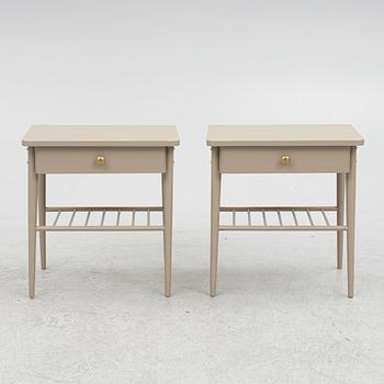 Nightstands, a pair, 1950s/60s.