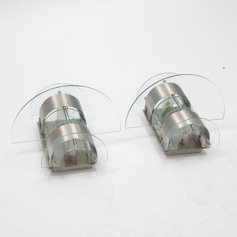 Louis Poulsen, a pair of model 'Mini Corona' wall lamps, Denmark.