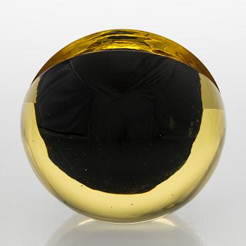 Nanny Still, skulptur, "Melon" signerad Nanny Still Riihimäen Lasi Oy.