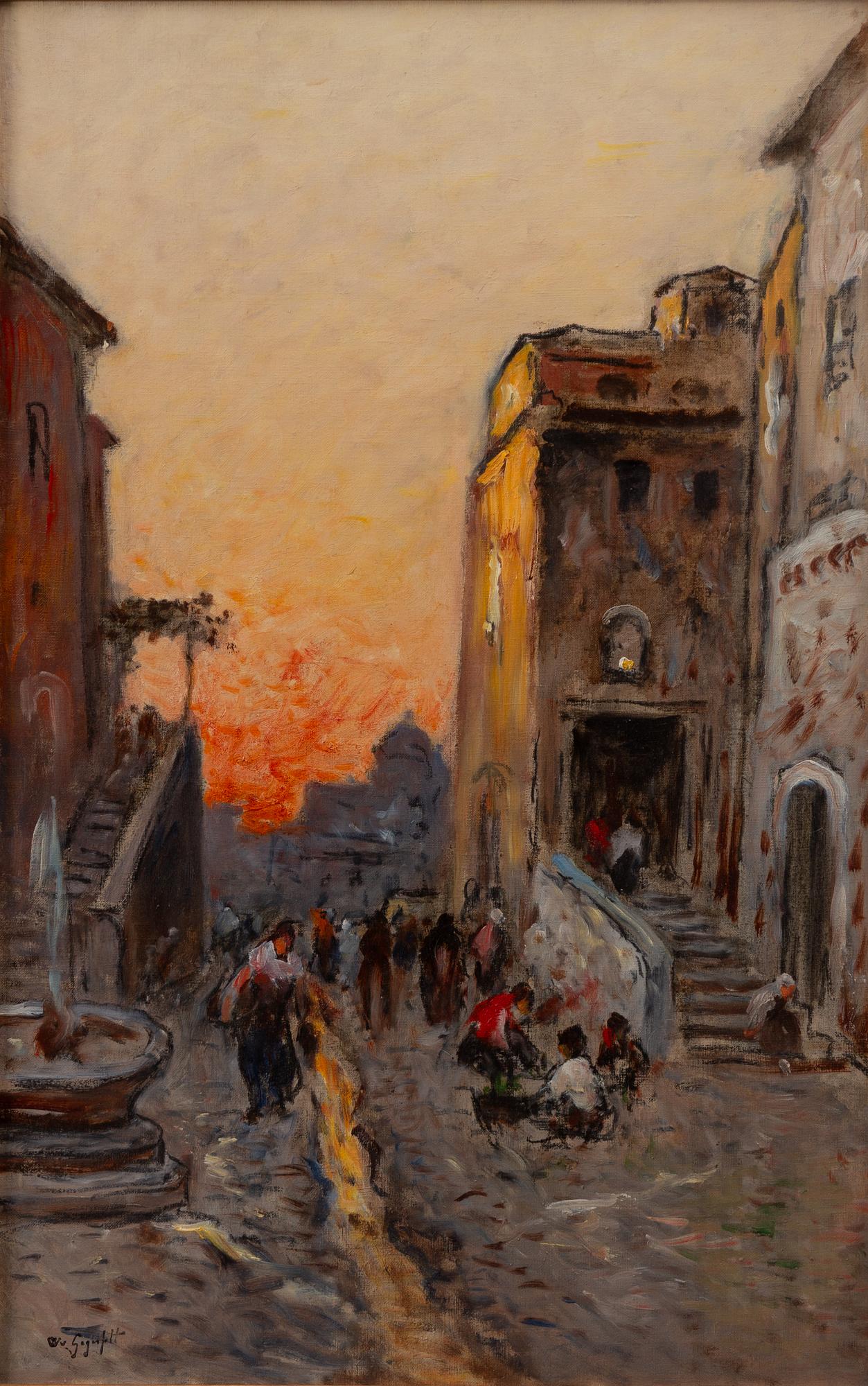 Wilhelm von Gegerfelt, Sunset, Venice.