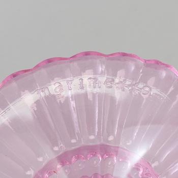 SKÅLAR på fot, 13 stycken, glas. Marimekko för Iittala.