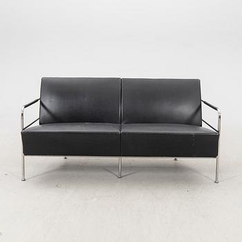 A leather upholstered 'Cinema' sofa by Gunilla Allard for Lammhults.