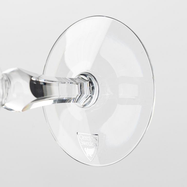 Glasservis, 62 delar, "Karolina", Orrefors.