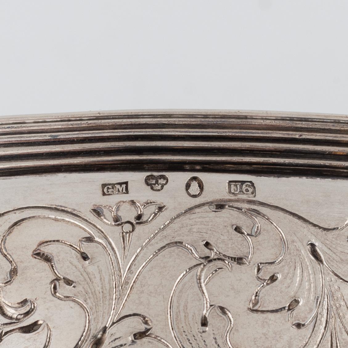 A pair of Swedish silver sugar bowls, marks of Gustaf Möllenborg, Stockholm 1898.