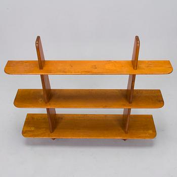 Ilmari Lappalainen, vägghylla /bokhylla "Leo", Asko 1900-talets mitt.