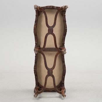 A ROCOCO STYLE STOOL, firsta half of the 19th century.