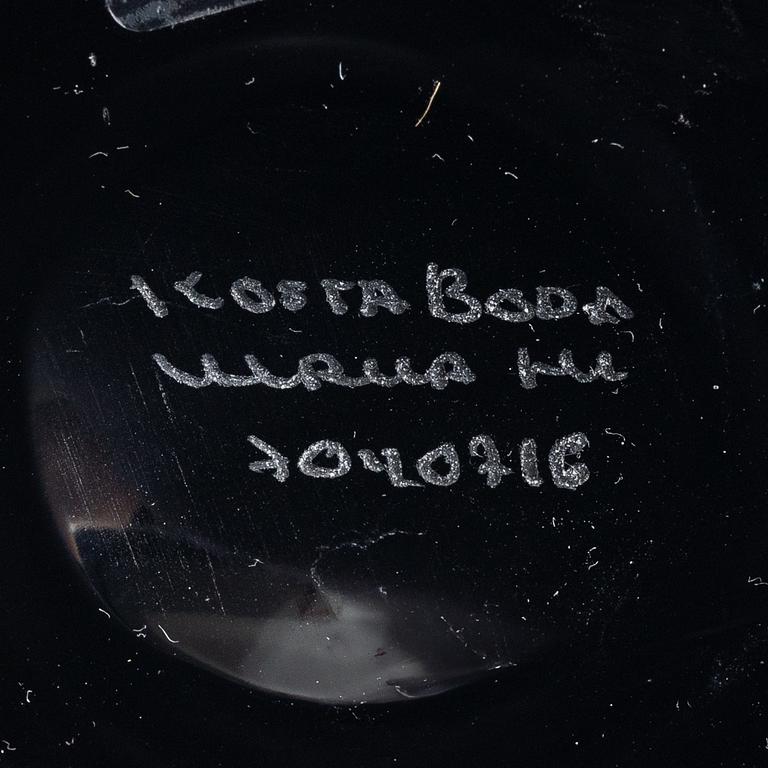 Ulrica Hydman-Vallien, glas, 6 delar, Kosta Boda.