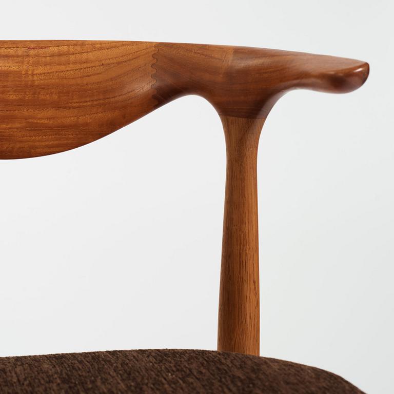 Knud Faerch, a set of four dinner chairs, Slagelse Møbelvaerk, Denmark 1960's, model 251.