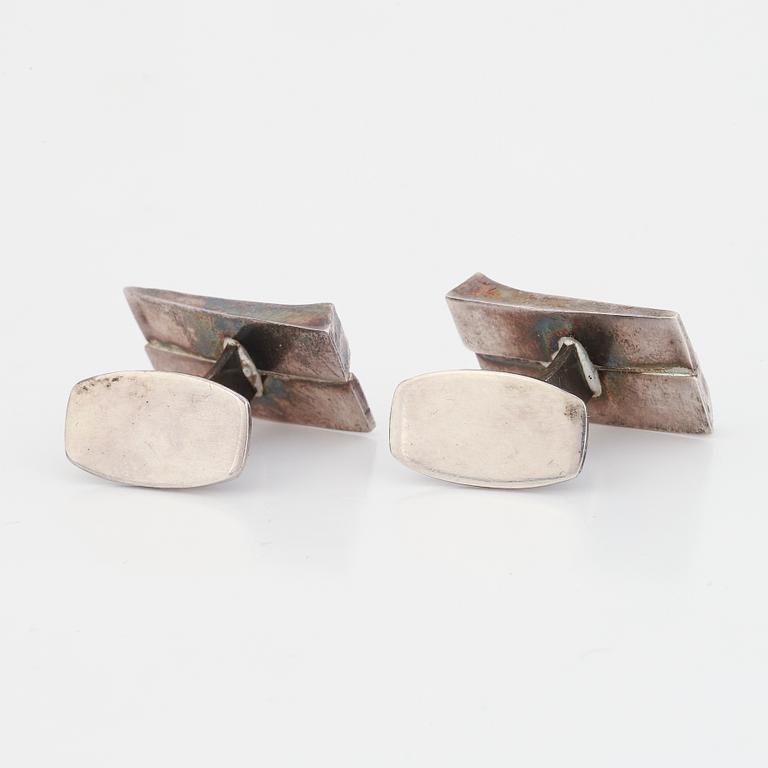 REY URBAN, cufflinks silver.